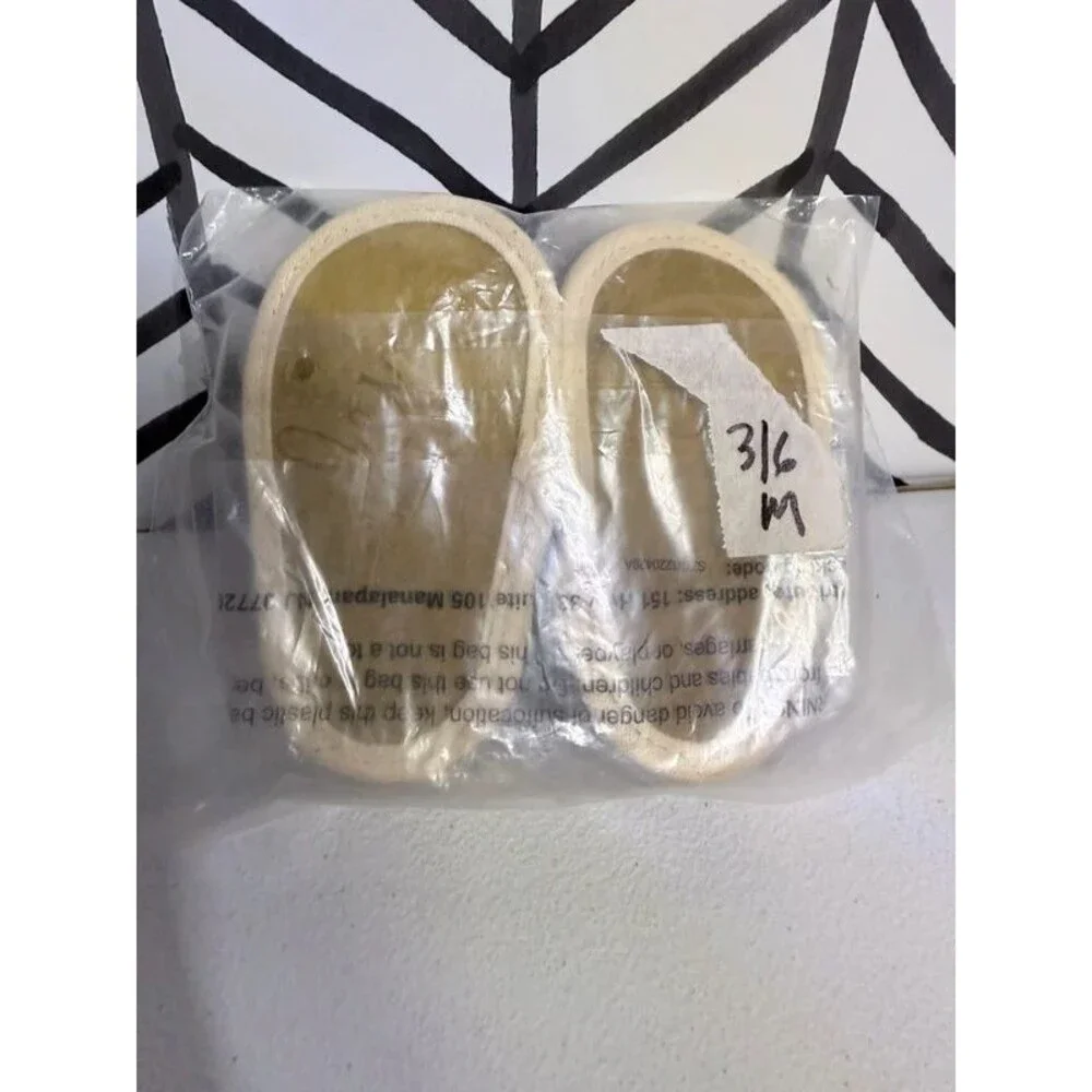 Monkey Feet Brown Leather Sandals Baby Girls 3-6M  7117